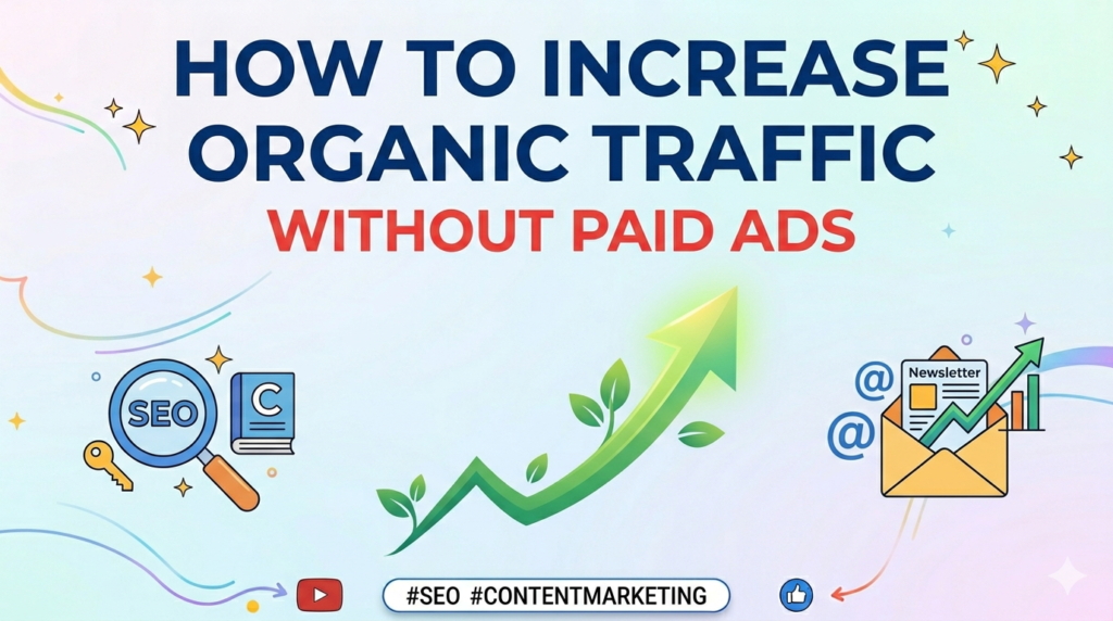 How to Increase Organic Traffic Without Paid Ads